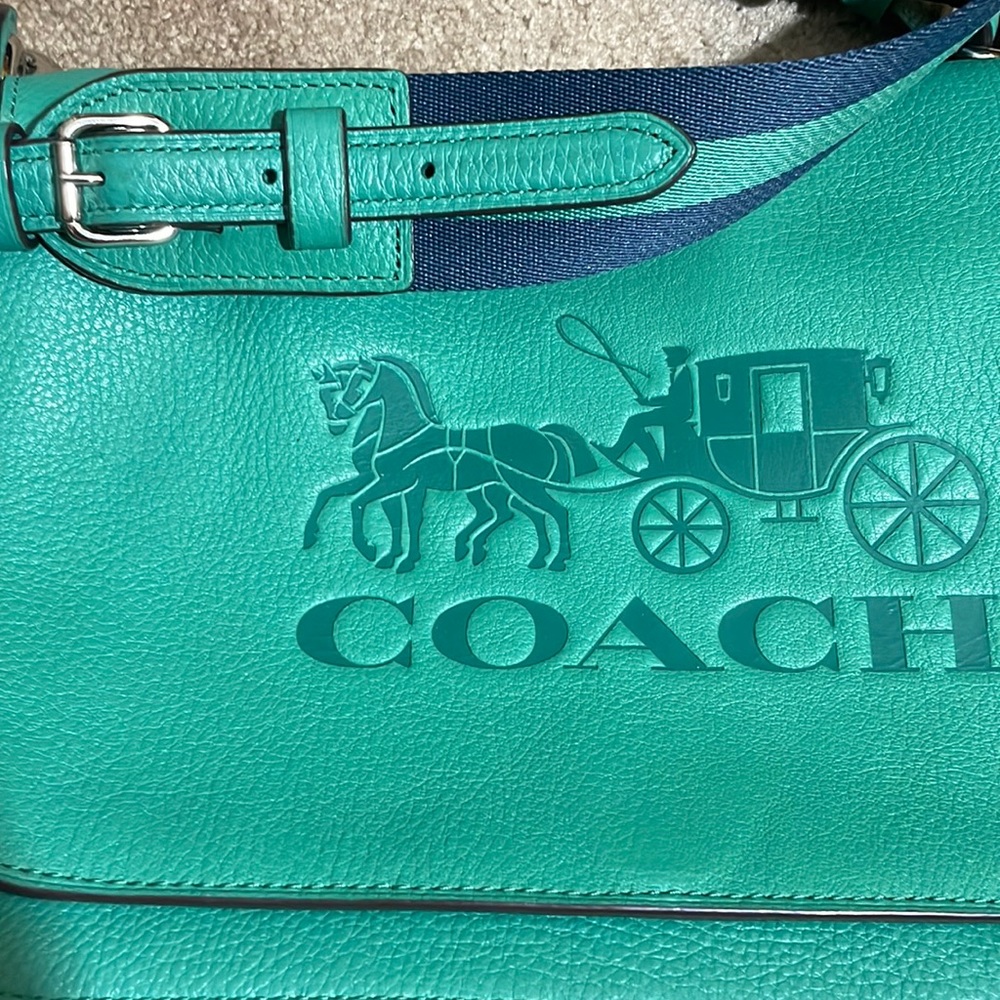 Green Coach casual/sporty bag